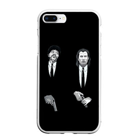 Чехол для iPhone 7Plus/8 Plus матовый с принтом Pulp Fiction - Art 3 в Кировске, Силикон | Область печати: задняя сторона чехла, без боковых панелей | Тематика изображения на принте: art | film | movie | pulp fiction | tarantino | кино | криминальное чтиво | приколы | тарантино | фильмы