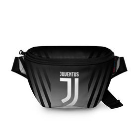 Поясная сумка 3D с принтом JUVENTUS в Кировске, 100% полиэстер | плотная ткань, ремень с регулируемой длиной, внутри несколько карманов для мелочей, основное отделение и карман с обратной стороны сумки застегиваются на молнию | 