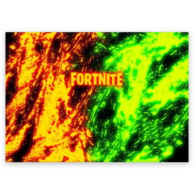 Поздравительная открытка с принтом FORTNITE TOXIC FLAME в Кировске, 100% бумага | плотность бумаги 280 г/м2, матовая, на обратной стороне линовка и место для марки
 | 2019 | cybersport | esport | fire | flame | fortnite | game | logo | toxic flame | броня | игра | киберспорт | огонь | фиолетовый | фирменные цвета | фортнайт