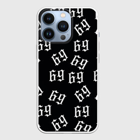 Чехол для iPhone 13 Pro с принтом 69 в Кировске,  |  | 6ix9ine | bebe | daniel hernandez | rap | stoopid | tekashi | рэп | сикснайн | текаши