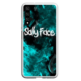 Чехол для Honor 20 с принтом SALLY FACE в Кировске, Силикон | Область печати: задняя сторона чехла, без боковых панелей | Тематика изображения на принте: face | fire | flame | game | horror | larry | sally | sally face | sanity s fall | игра | ларри | мальчик с протезом | огонь | салли | салли фейс | ужасы