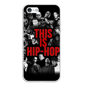 Чехол для iPhone 5/5S матовый с принтом This is Hip-Hop в Кировске, Силикон | Область печати: задняя сторона чехла, без боковых панелей | 50 cent | dr dre | eminem | hip hop | music | snoop dog | исполнители | музыка | музыканты | хип хоп