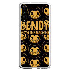 Чехол для Honor 20 с принтом Bendy And The Ink Machine (35) в Кировске, Силикон | Область печати: задняя сторона чехла, без боковых панелей | Тематика изображения на принте: bendy | bendy and the ink machine | devil | game | horror | ink | mask | бенди | бенди и чернильная машина | краска | чернила