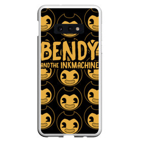 Чехол для Samsung S10E с принтом Bendy And The Ink Machine (35) в Кировске, Силикон | Область печати: задняя сторона чехла, без боковых панелей | Тематика изображения на принте: bendy | bendy and the ink machine | devil | game | horror | ink | mask | бенди | бенди и чернильная машина | краска | чернила