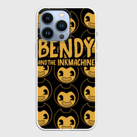 Чехол для iPhone 13 Pro с принтом Bendy And The Ink Machine (35) в Кировске,  |  | Тематика изображения на принте: bendy | bendy and the ink machine | devil | game | horror | ink | mask | бенди | бенди и чернильная машина | краска | чернила