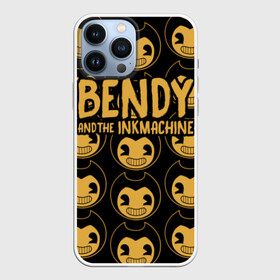 Чехол для iPhone 13 Pro Max с принтом Bendy And The Ink Machine (35) в Кировске,  |  | Тематика изображения на принте: bendy | bendy and the ink machine | devil | game | horror | ink | mask | бенди | бенди и чернильная машина | краска | чернила