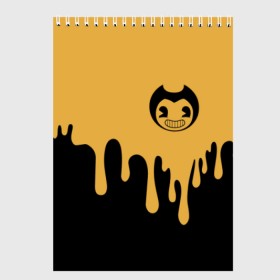 Скетчбук с принтом Bendy And The Ink Machine (37) в Кировске, 100% бумага
 | 48 листов, плотность листов — 100 г/м2, плотность картонной обложки — 250 г/м2. Листы скреплены сверху удобной пружинной спиралью | bendy | bendy and the ink machine | devil | game | horror | ink | mask | бенди | бенди и чернильная машина | краска | чернила