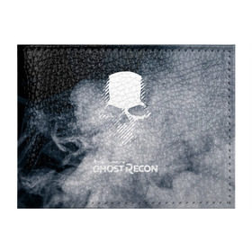 Обложка для студенческого билета с принтом GHOST RECON в Кировске, натуральная кожа | Размер: 11*8 см; Печать на всей внешней стороне | Тематика изображения на принте: bones | breakpoint | ghost | ghost recon | ghost recon breakpoint | logo | mask | skell technology | skull | tom clancys | tom clancys ghost recon breakpoint | wildlands | лого | маска | призрак | череп