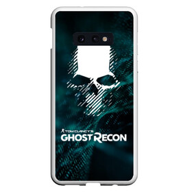 Чехол для Samsung S10E с принтом GHOST RECON в Кировске, Силикон | Область печати: задняя сторона чехла, без боковых панелей | bones | breakpoint | ghost | ghost recon | ghost recon breakpoint | logo | mask | skell technology | skull | tom clancys | tom clancys ghost recon breakpoint | wildlands | лого | маска | призрак | череп