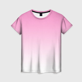 Женская футболка 3D с принтом Фэйд в Кировске, 100% полиэфир ( синтетическое хлопкоподобное полотно) | прямой крой, круглый вырез горловины, длина до линии бедер | casual | fade | minimalism | градиент | кэжуал | кэжуал стиль | минимализм | простота