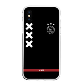 Чехол для iPhone XS Max матовый с принтом Ajax Amsterdam в Кировске, Силикон | Область печати: задняя сторона чехла, без боковых панелей | ajax | амстердам | аякс | футбол