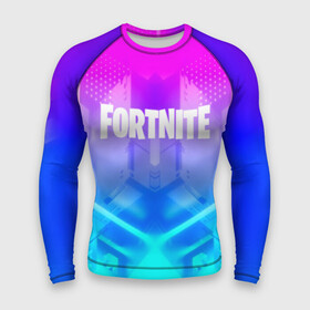 Мужской рашгард 3D с принтом FORTNITE в Кировске,  |  | 2019 | armor | armour | cybersport | esport | fortnite | game | logo | season 9 | броня | игра | киберспорт | сезон 9 | фиолетовый | фортнайт