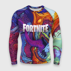 Мужской рашгард 3D с принтом FORTNITE HYPERBEAST в Кировске,  |  | 2019 | armor | armour | cybersport | esport | fortnite | game | hyperbeast | logo | monster | season 9 | skin | броня | игра | киберспорт | сезон 9 | фиолетовый | фортнайт