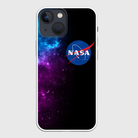 Чехол для iPhone 13 mini с принтом NASA (SPACE) 4.2 в Кировске,  |  | nasa | paint | space | звезды | космос | краска | наса | черная дыра