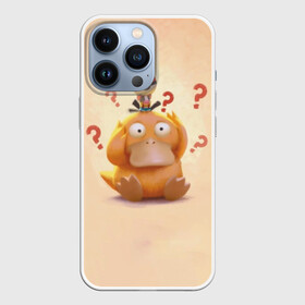 Чехол для iPhone 13 Pro с принтом Псайдак в Кировске,  |  | Тематика изображения на принте: detective pikachu | pikachu | pokeball | pokemon | psyduck | детектив пикачу | пикачу | покебол | покемон | псайдак