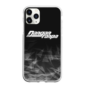 Чехол для iPhone 11 Pro матовый с принтом DANGANRONPA в Кировске, Силикон |  | anime | bear | black  white | danganronpa | danganronpa monokid | kurokuma | monokuma | monotaro | rabbit | school | shirokuma | textura | аниме | главарь | монокума | текстура | чёрно белый | школа