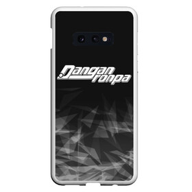 Чехол для Samsung S10E с принтом DANGANRONPA в Кировске, Силикон | Область печати: задняя сторона чехла, без боковых панелей | anime | bear | black  white | danganronpa | danganronpa monokid | kurokuma | monokuma | monotaro | rabbit | school | shirokuma | textura | аниме | главарь | монокума | текстура | чёрно белый | школа