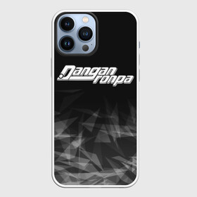 Чехол для iPhone 13 Pro Max с принтом DANGANRONPA дым в Кировске,  |  | anime | bear | black  white | danganronpa | danganronpa monokid | kurokuma | monokuma | monotaro | rabbit | school | shirokuma | textura | аниме | главарь | монокума | текстура | чёрно белый | школа