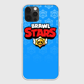 Чехол для iPhone 12 Pro с принтом BRAWL STARS | БРАВЛ СТАРС BLUE в Кировске, силикон | область печати: задняя сторона чехла, без боковых панелей | Тематика изображения на принте: android | brawl stars | games | mobile game | stars | игры | мобильные игры