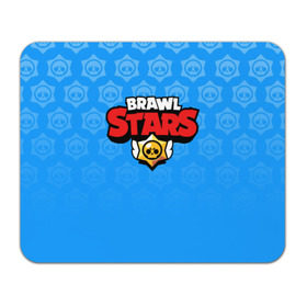 Коврик для мышки прямоугольный с принтом BRAWL STARS | БРАВЛ СТАРС BLUE в Кировске, натуральный каучук | размер 230 х 185 мм; запечатка лицевой стороны | Тематика изображения на принте: android | brawl stars | games | mobile game | stars | игры | мобильные игры