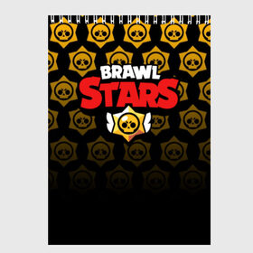 Скетчбук с принтом BRAWL STARS в Кировске, 100% бумага
 | 48 листов, плотность листов — 100 г/м2, плотность картонной обложки — 250 г/м2. Листы скреплены сверху удобной пружинной спиралью | android | brawl stars | games | mobile game | stars | игры | мобильные игры