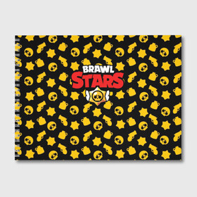 Альбом для рисования с принтом BRAWL STARS в Кировске, 100% бумага
 | матовая бумага, плотность 200 мг. | 8 bit | 8 бит | bibi | brawl stars | crow | el brown | leon | leon shark | max | mr.p | sally leon | shark | stars | virus | werewolf | акула | биби | вирус | ворон | леон | оборотень | пингвин