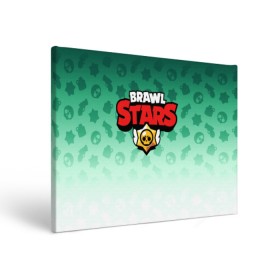 Холст прямоугольный с принтом BRAWL STARS в Кировске, 100% ПВХ |  | android | brawl stars | games | mobile game | stars | игры | мобильные игры