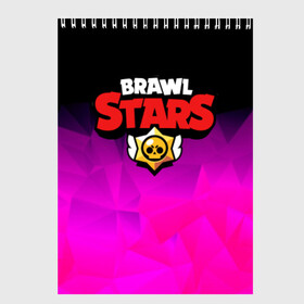 Скетчбук с принтом BRAWL STARS CRYSTALES в Кировске, 100% бумага
 | 48 листов, плотность листов — 100 г/м2, плотность картонной обложки — 250 г/м2. Листы скреплены сверху удобной пружинной спиралью | android | brawl stars | games | mobile game | stars | игры | мобильные игры