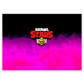 Поздравительная открытка с принтом BRAWL STARS CRYSTALES в Кировске, 100% бумага | плотность бумаги 280 г/м2, матовая, на обратной стороне линовка и место для марки
 | android | brawl stars | games | mobile game | stars | игры | мобильные игры