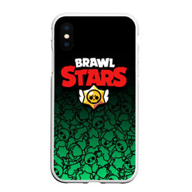 Чехол для iPhone XS Max матовый с принтом BRAWL STARS в Кировске, Силикон | Область печати: задняя сторона чехла, без боковых панелей | 8 bit | 8 бит | bibi | brawl stars | crow | el brown | leon | leon shark | max | mr.p | sally leon | shark | stars | virus | werewolf | акула | биби | вирус | ворон | леон | оборотень | пингвин