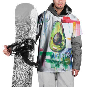 Накидка на куртку 3D с принтом Авокадо авангард в Кировске, 100% полиэстер |  | Тематика изображения на принте: авокадо | веган | девушкам | здоровое питание | здоровье | люблю авокадо | овощи | пп | стильно | сыроед | фрукты
