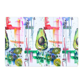 Магнитный плакат 3Х2 с принтом Авокадо авангард в Кировске, Полимерный материал с магнитным слоем | 6 деталей размером 9*9 см | авокадо | веган | девушкам | здоровое питание | здоровье | люблю авокадо | овощи | пп | стильно | сыроед | фрукты