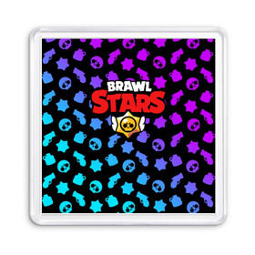 Магнит 55*55 с принтом BRAWL STARS в Кировске, Пластик | Размер: 65*65 мм; Размер печати: 55*55 мм | Тематика изображения на принте: 8 bit | 8 бит | bibi | brawl stars | crow | el brown | leon | leon shark | max | mr.p | sally leon | shark | stars | virus | werewolf | акула | биби | вирус | ворон | леон | оборотень | пингвин