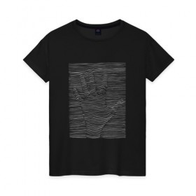 Женская футболка хлопок с принтом Оптическая Иллюзия в Кировске, 100% хлопок | прямой крой, круглый вырез горловины, длина до линии бедер, слегка спущенное плечо | абстракция | иллюзии | иллюзия | обман | рука