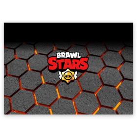 Поздравительная открытка с принтом Brawl Stars Hex в Кировске, 100% бумага | плотность бумаги 280 г/м2, матовая, на обратной стороне линовка и место для марки
 | Тематика изображения на принте: brawl | brawl st | brawl stars | colt | hexagon | logo | map | mobo | pattern | poco | shelly | stars | бравл | игра | игры | карта | кольт | лого | мобильные игры | патерн | паттерн | поко | соты | старс | шелли