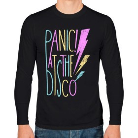 Мужской лонгслив хлопок с принтом Panic! At the Disco в Кировске, 100% хлопок |  | panic | panic at the disco | patd | группа | музыка | райан росс | рок