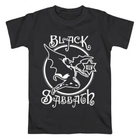 Мужская футболка хлопок с принтом Black Sabbath в Кировске, 100% хлопок | прямой крой, круглый вырез горловины, длина до линии бедер, слегка спущенное плечо. | Тематика изображения на принте: black sabbath | hard rock | heavy metal | блэк сабат | группы | метал | музыка | оззи осборн | рок | хард рок | хэви метал