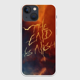 Чехол для iPhone 13 mini с принтом The end is night в Кировске,  |  | Тематика изображения на принте: evil | good | good omens | азирафель | ангел | благие намерения | гуд оменс | демон | добро | зло | кроули