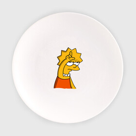 Тарелка с принтом Лиза Симпсон лузер (loser) в Кировске, фарфор | диаметр - 210 мм
диаметр для нанесения принта - 120 мм | lisa | lisa simpson | loser | simpson | лиза | симпсон | симпсон лиза | симпсоны