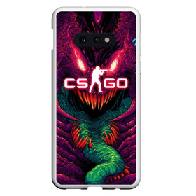 Чехол для Samsung S10E с принтом CS GO Hyper Beast в Кировске, Силикон | Область печати: задняя сторона чехла, без боковых панелей | 2019 | computer game | counter strike | cs | cs go | csgo | dota | dota2 | game | howl | hyperbeast | warning | автомат | вой | го | игрок | компьютерная игра | контр страйк | контра | кс | оружие | турнир