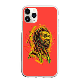 Чехол для iPhone 11 Pro матовый с принтом RastaArt в Кировске, Силикон |  | art | bob marley | cannabis | rasta | rastaman | reggae | reggy | weed | боб марли | раста | растаман | регги | рэгги