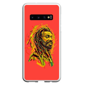 Чехол для Samsung Galaxy S10 с принтом RastaArt в Кировске, Силикон | Область печати: задняя сторона чехла, без боковых панелей | Тематика изображения на принте: art | bob marley | cannabis | rasta | rastaman | reggae | reggy | weed | боб марли | раста | растаман | регги | рэгги