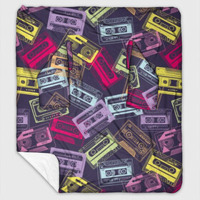 Плед с рукавами с принтом Разноцветные кассеты в Кировске, 100% полиэстер | Закругленные углы, все края обработаны. Ткань не мнется и не растягивается. Размер 170*145 | Тематика изображения на принте: audio | drawing | green | mauve | multicolored | music | purple | retro | turquoise | vintage | yellow | аудио | бирюза | винтаж | желтый | зеленый | кассета | лиловый | музыка | разноцветные | ретро | рисунок | фиолетовый