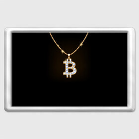 Магнит 45*70 с принтом Бриллиантовый биткоин в Кировске, Пластик | Размер: 78*52 мм; Размер печати: 70*45 | bitcoin | black | chain | color | diamond | emblem | gold | golden | hip hop | logo | luxury | money | style | symbol | алмаз | блеск | блестящий | бриллиант | валюта | деньги | знак | золото | золотой | криптовалюта | кулон | логотип | люкс | роскошь | с
