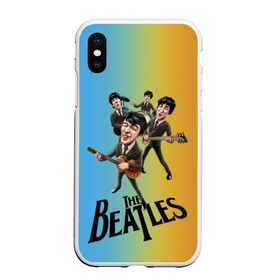 Чехол для iPhone XS Max матовый с принтом The Beatles в Кировске, Силикон | Область печати: задняя сторона чехла, без боковых панелей | Тематика изображения на принте: george harrison | john lennon | paul mccartney | psychedelic rock | ringo starr | the beatles | англия | ансамбль | джон леннон | джордж харрисон | пол маккартни | психоделический рок | ринго старр