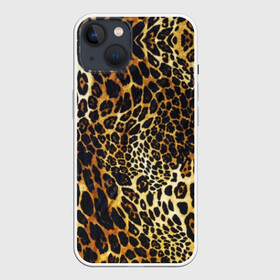 Чехол для iPhone 13 с принтом Шкура леопарда в Кировске,  |  | animal | cheeky | dangerous | leopard | nature | pattern | predator | skin | spots | wild | дерзкий | дикий | животное | леопард | опасный | природа | пятна | узор | хищник