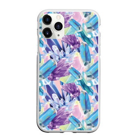 Чехол для iPhone 11 Pro матовый с принтом Кристаллы в Кировске, Силикон |  | crystal | cute | opal | pink | purple | shining | shiny | stone | блестящий | камень | кристалл | опал | розовый | сияющий | фиолетовый