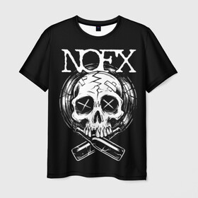 Мужская футболка 3D с принтом NOFX в Кировске, 100% полиэфир | прямой крой, круглый вырез горловины, длина до линии бедер | hardcore | nofx | punk | группы | музыка | панк | панк рок | рок | ска панк | скейт панк
