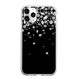 Чехол для iPhone 11 Pro Max матовый с принтом Бриллианты в Кировске, Силикон |  | black | cut | diamond | gem | glitter | jewel | luxury | shine | white | алмаз | белый | блеск | бриллиант | диамант | драгоценность | драгоценный камень | люкс | огранка | роскошь | сияние | черный