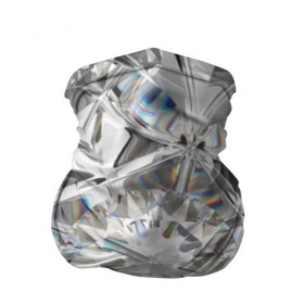 Бандана-труба 3D с принтом Бриллиантовый блеск в Кировске, 100% полиэстер, ткань с особыми свойствами — Activecool | плотность 150‒180 г/м2; хорошо тянется, но сохраняет форму | Тематика изображения на принте: cut | diamond | gem | glitter | jewel | kaleidoscope | luxury | shine | sparkle | white | алмаз | белый | блеск | бриллиант | диамант | драгоценность | драгоценный камень | калейдоскоп | люкс | огранка | роскошь | сверкать | сияние